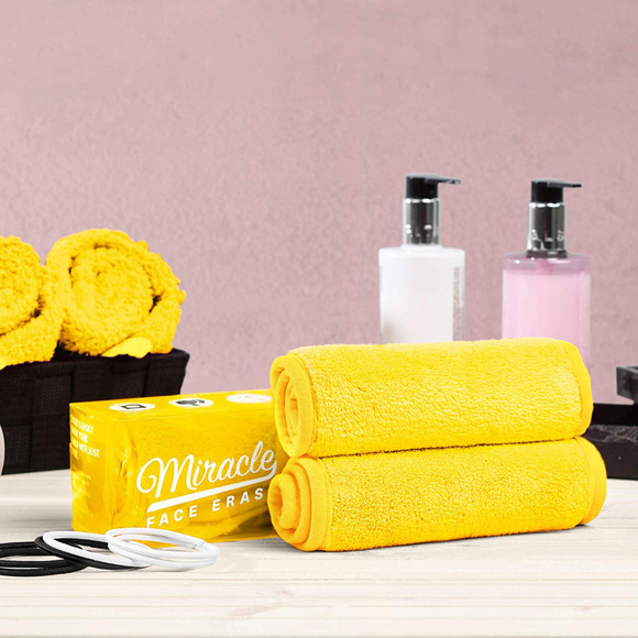 2-Pack Yellow Microfiber Makeup Remover - Picture 6 of 8